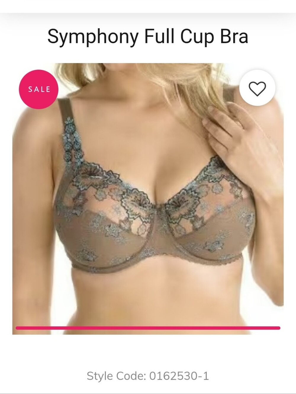 PrimaDonna Symphony Bra 40G (UK) Beige/Blue